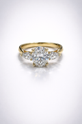 Laurelée 2.82 CT Oval Engagement Ring