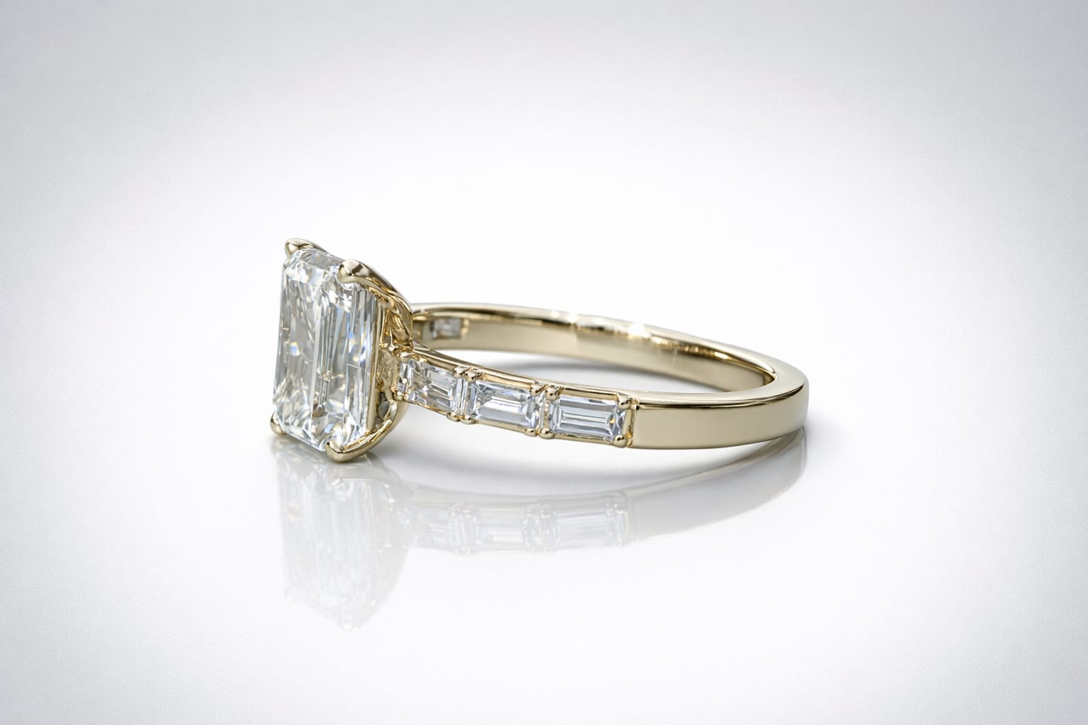 Sara — Lab-Grown Radiant Cut Engagement Ring (D-VS1, 2.27ct)