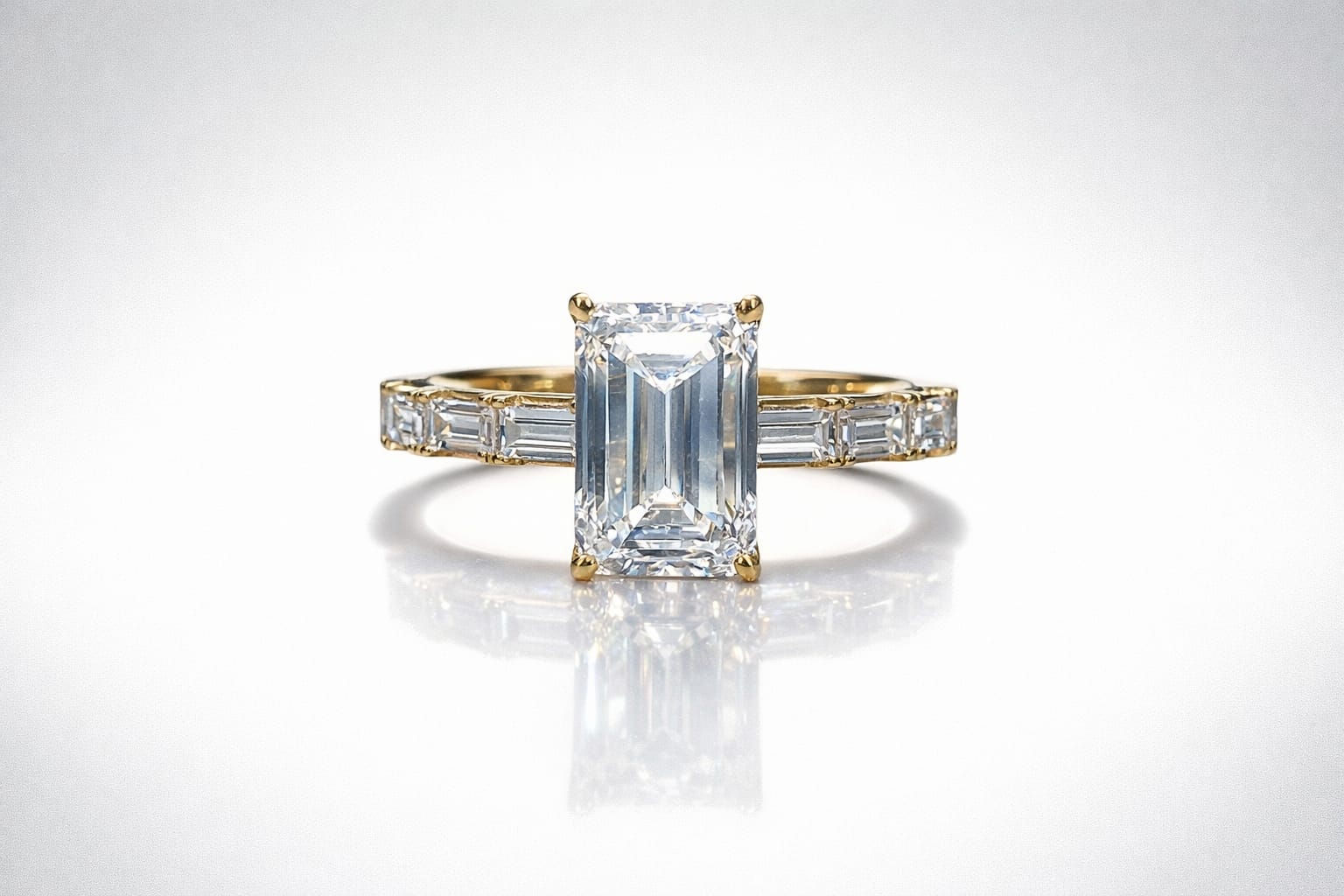 Sara — Lab-Grown Radiant Cut Engagement Ring (D-VS1, 2.27ct)