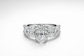 "Angel" Oval Diamond Ring – Oval Center & Oval Side Stones | Luxury Engagement Ring