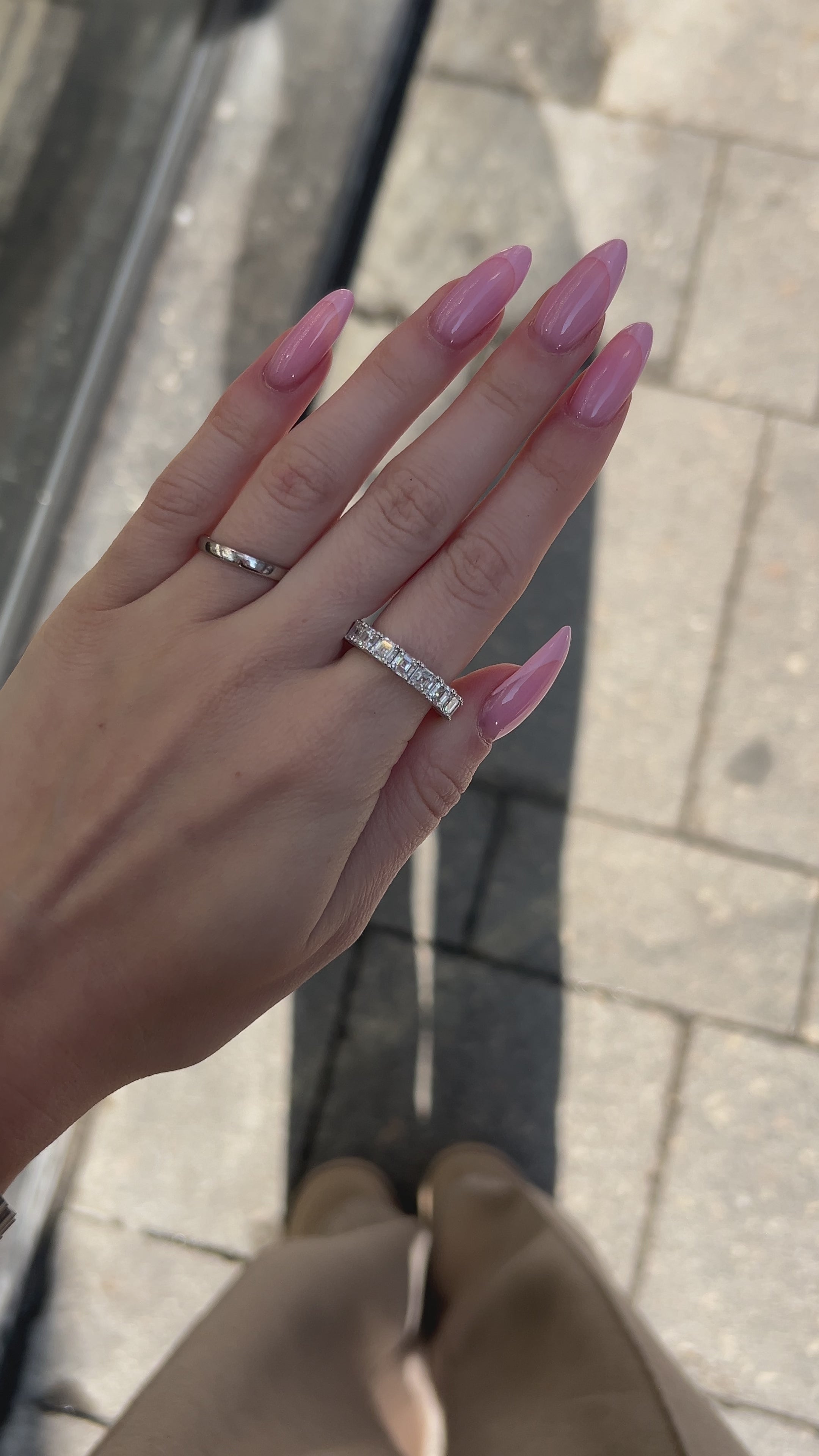 Noemi 4.72 ct Asscher Eternity Ring