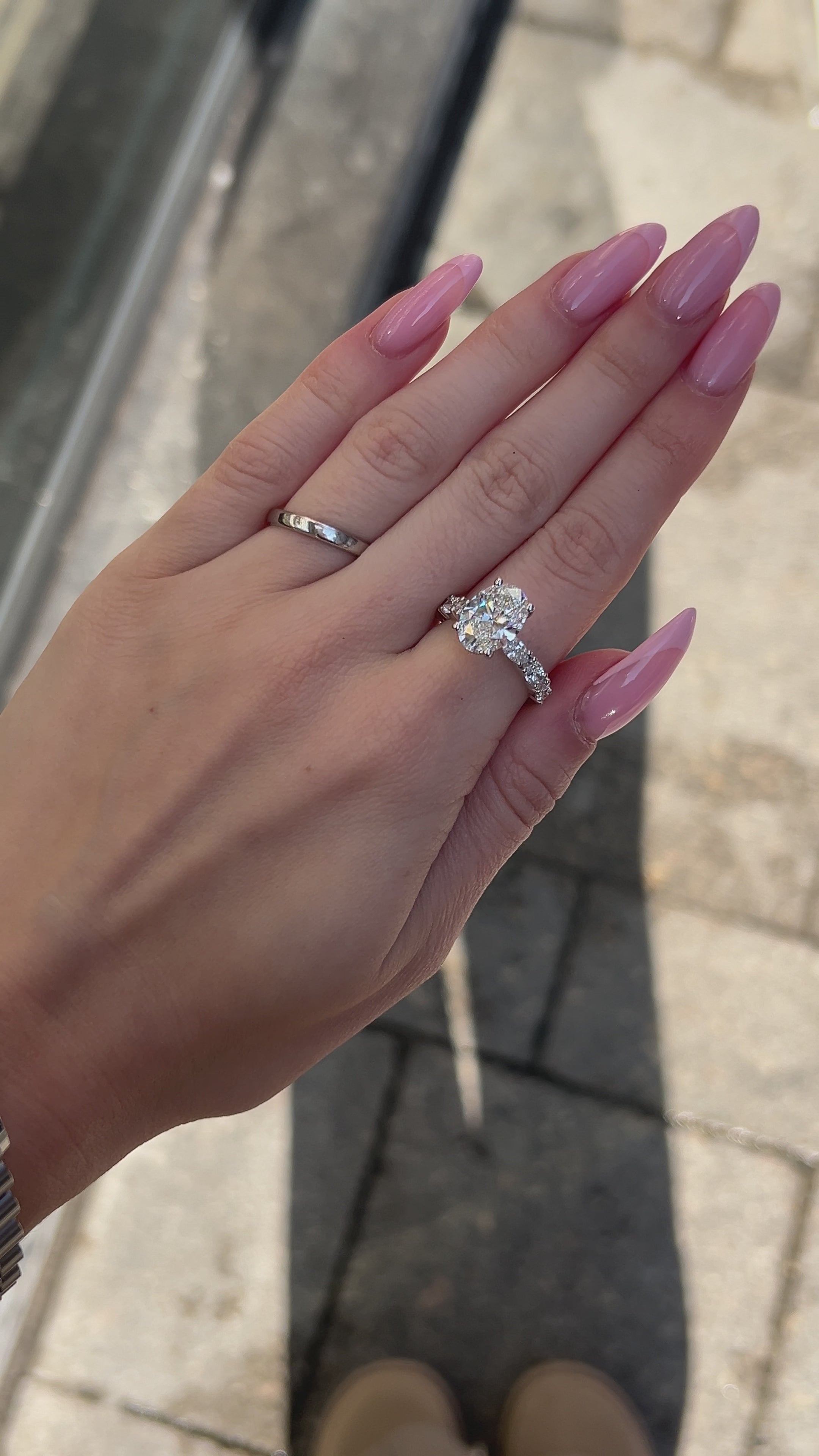 Sophia 3.08 Ct Oval Ring