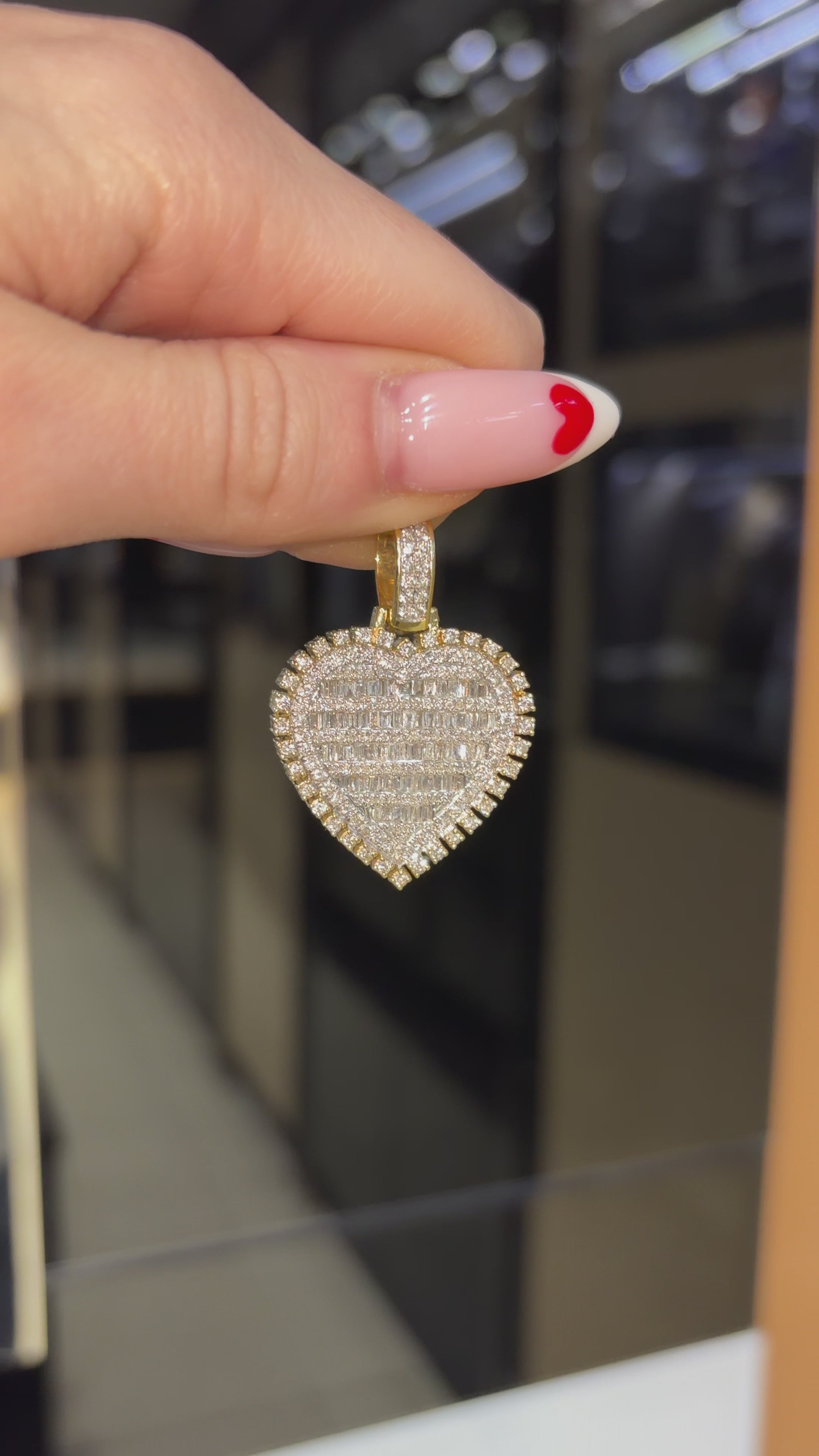 Eternal Heart Diamond Pendant