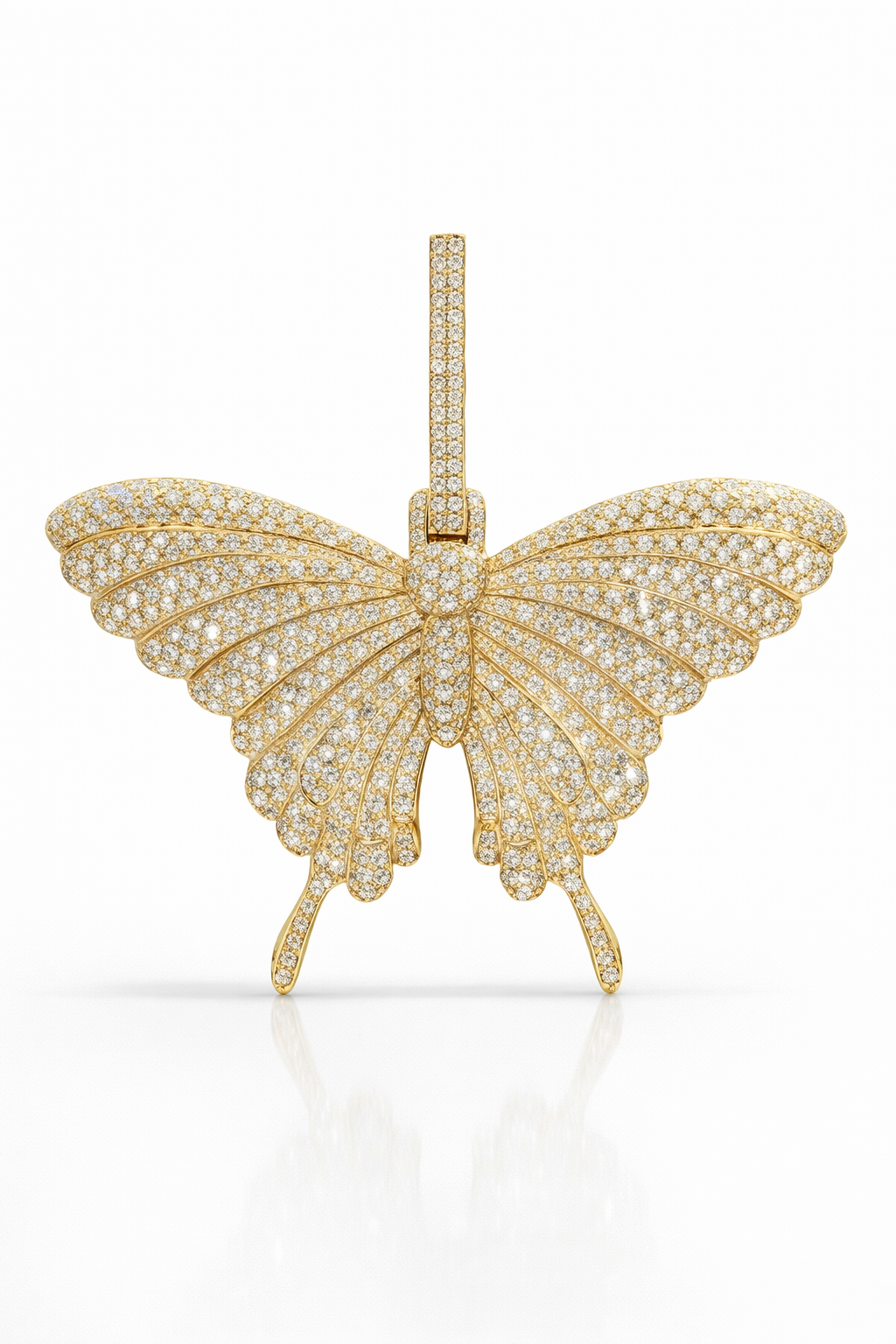 Aurelia Monarch Butterfly Pendant – 7.50 CT Natural Diamonds