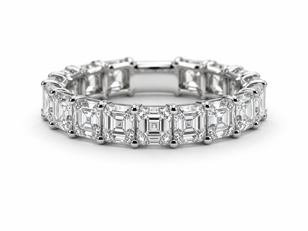 Noemi 4.72 ct Asscher Eternity Ring
