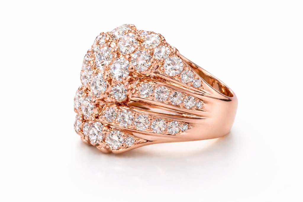 Nugget Diamond Cluster Ring – 3.10 CT