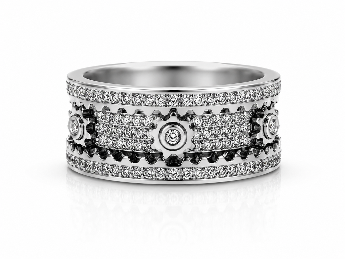 Mechanique Ring Diamond