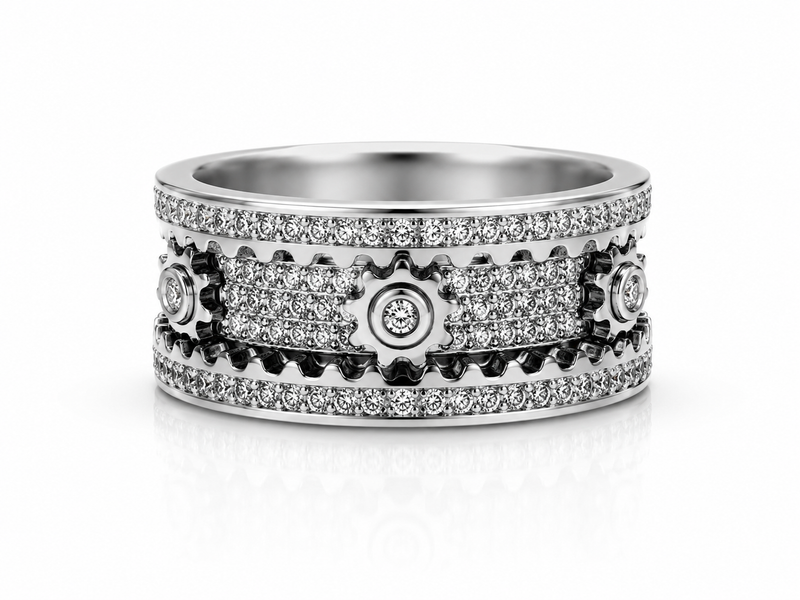 Mechanique Ring Diamond