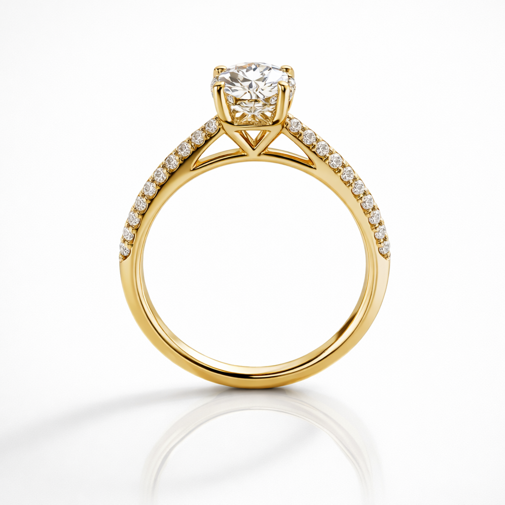“Valencia” Oval Diamond Ring