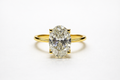 Lotus 3.54 ct Lab Oval Ring (E VS2)