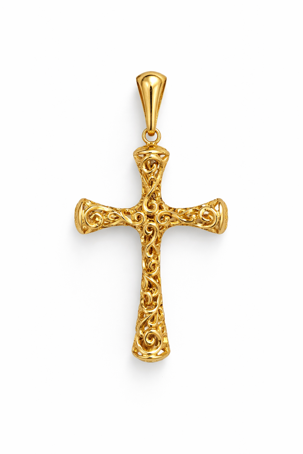 Luciano Cross 4.30 ct Natural Diamond Pendant – 18KT Rose Gold