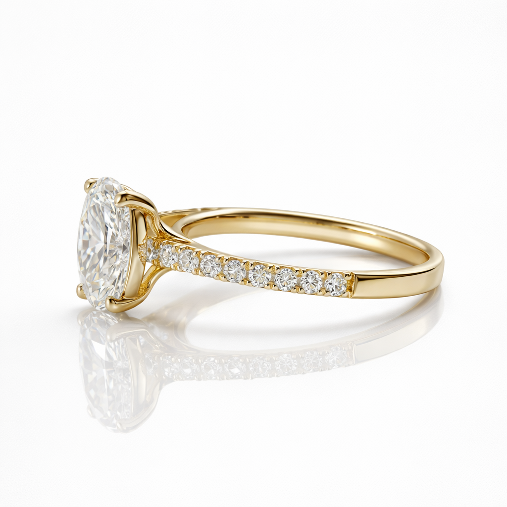 “Valencia” Oval Diamond Ring