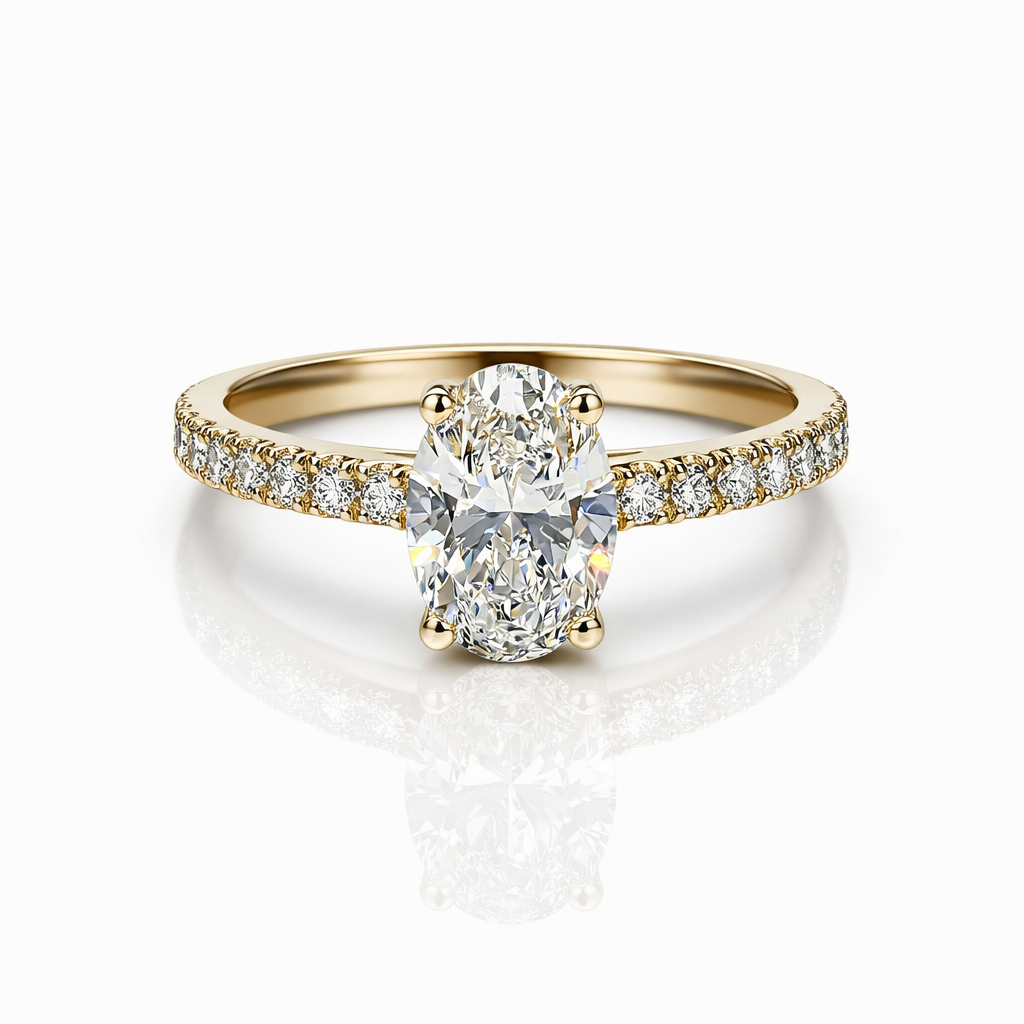 “Valencia” Oval Diamond Ring