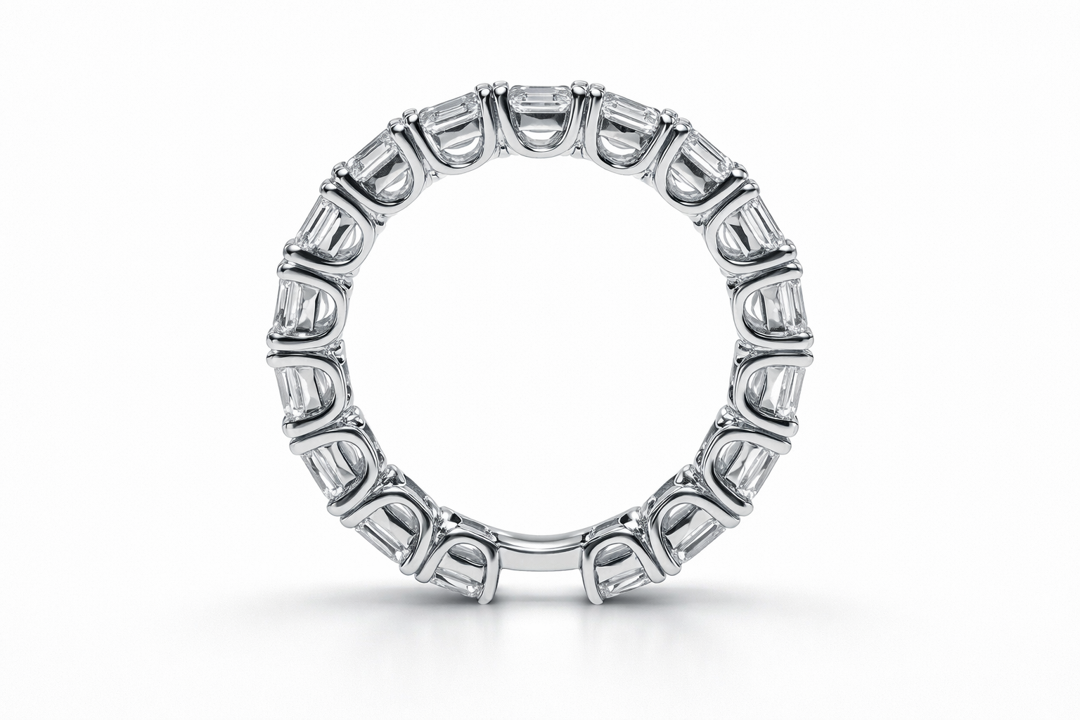Noemi 4.72 ct Asscher Eternity Ring
