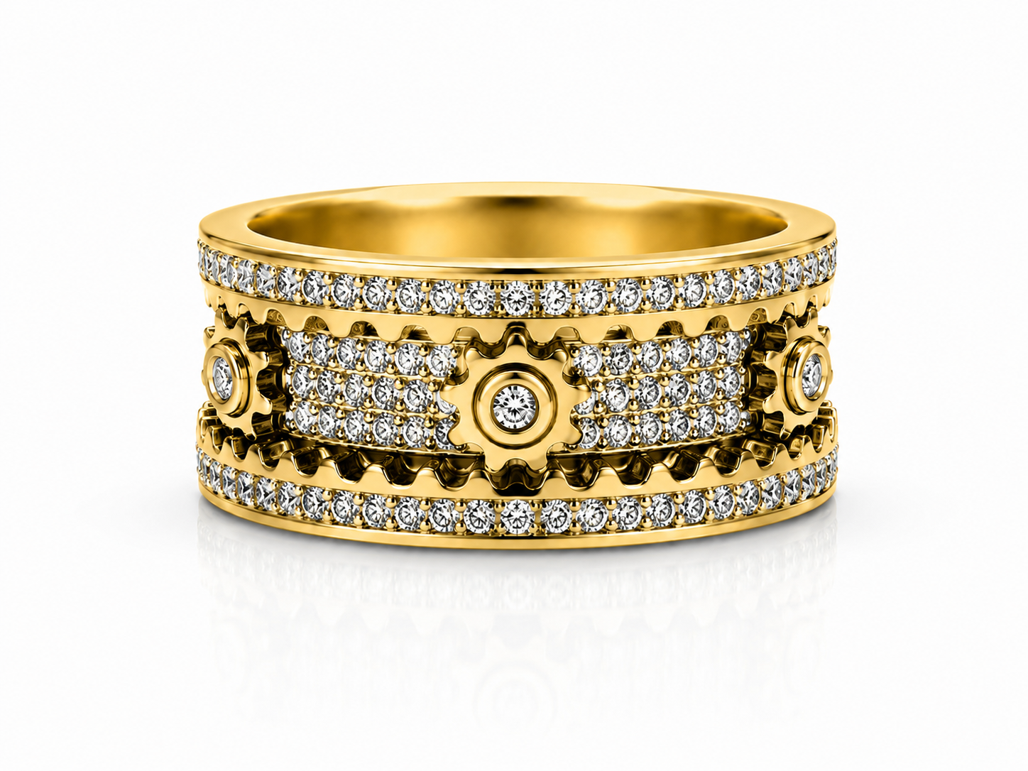 Mechanique Ring Diamond