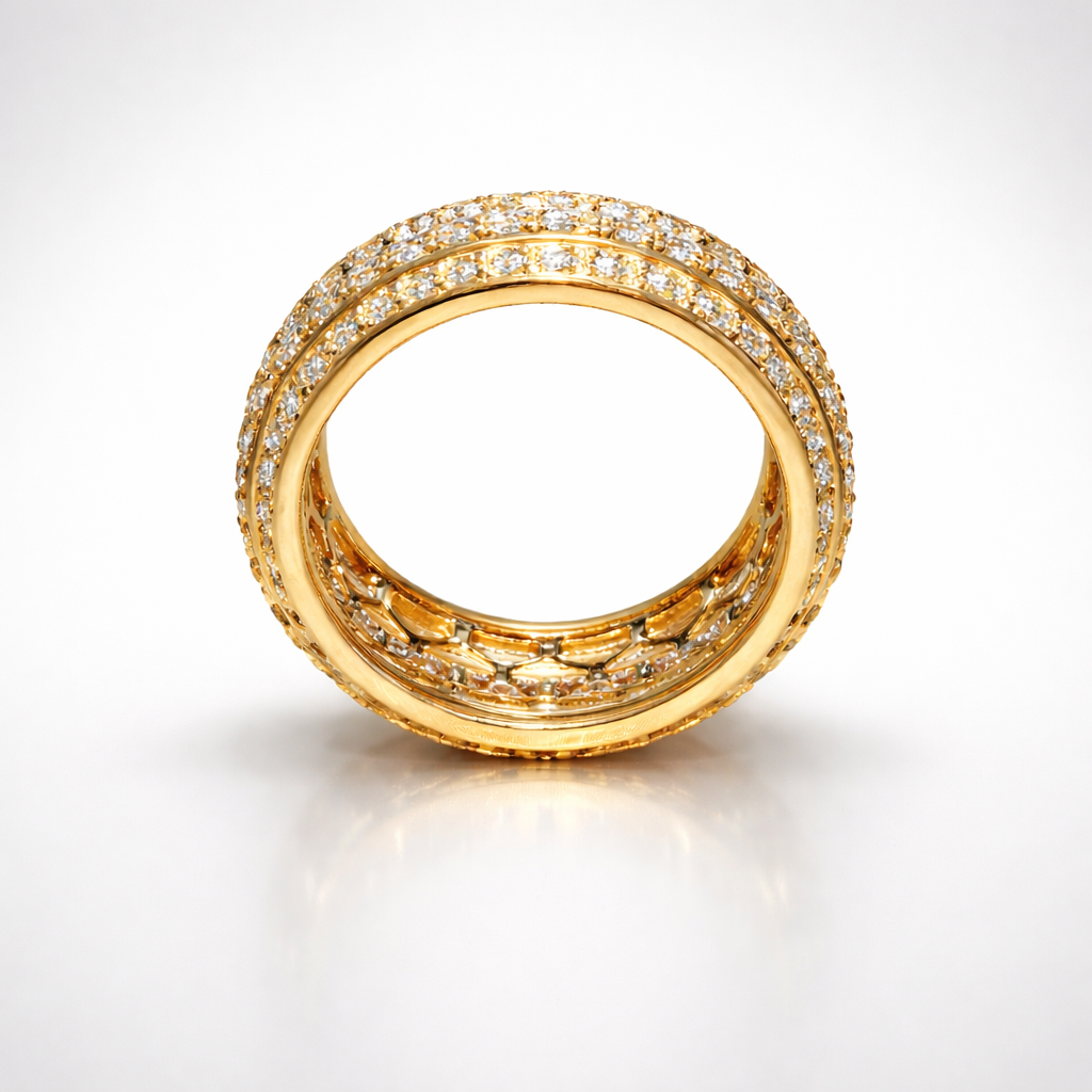 Baguette Men Ring - Natural Diamond Ring – 4.50 CT