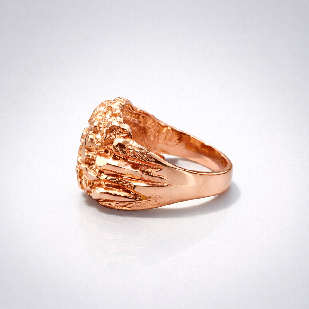 Piet Piet 18K Gold Nugget Ring – Luxury Hand-Carved Statement Ring