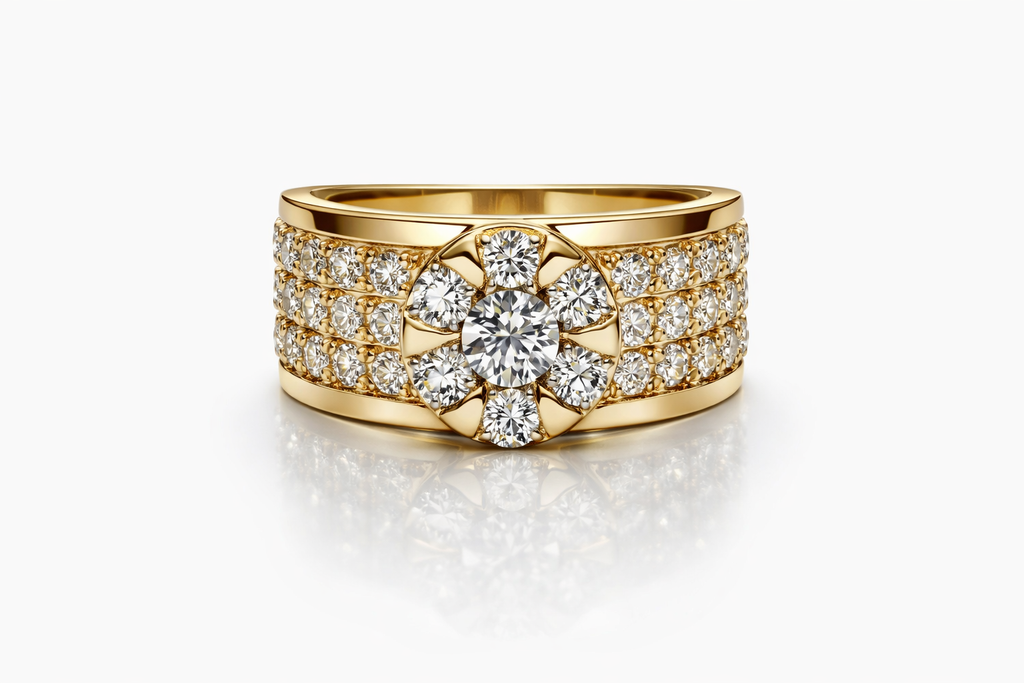 Fiora Diamond Cluster Ring