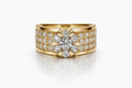 Fiora Diamond Cluster Ring