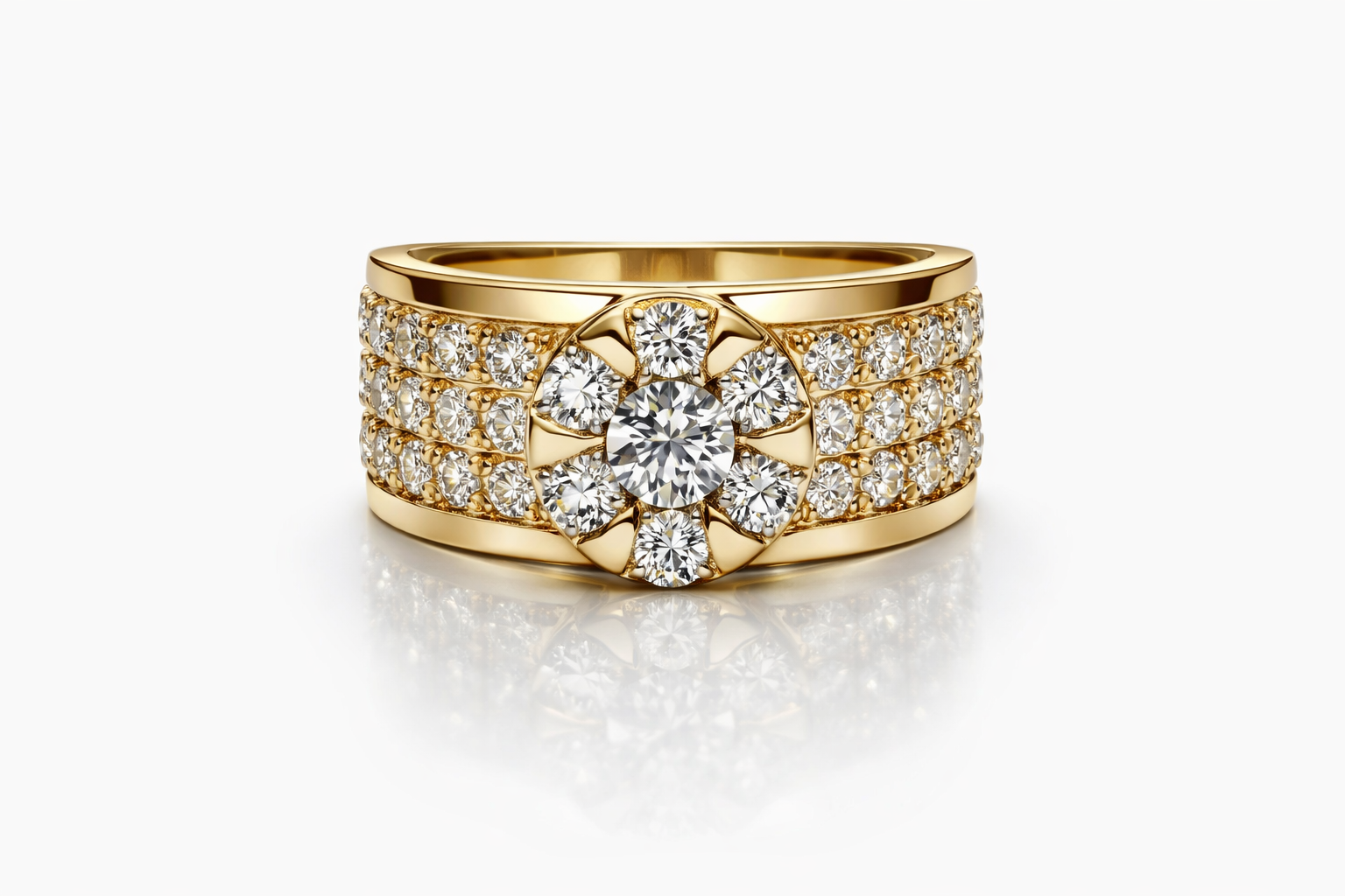 Fiora Diamond Cluster Ring